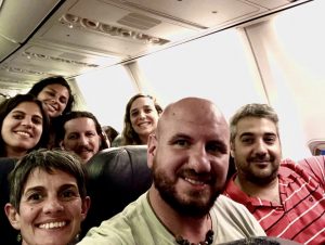 periodistas turismo-vuelo inaugural Florianopolis Flybondi